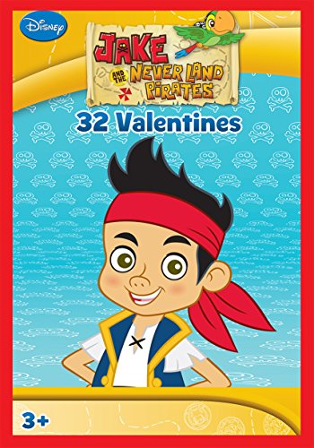 Paper Magic 32CT Showcase Jake and the Neverland Pirates Kids Classroom Valentine Exchange Cards