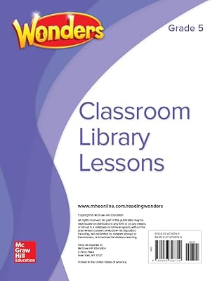 Wonders Classroom Library Lessons, Grade 5 (ELEMENTARY CORE READING)