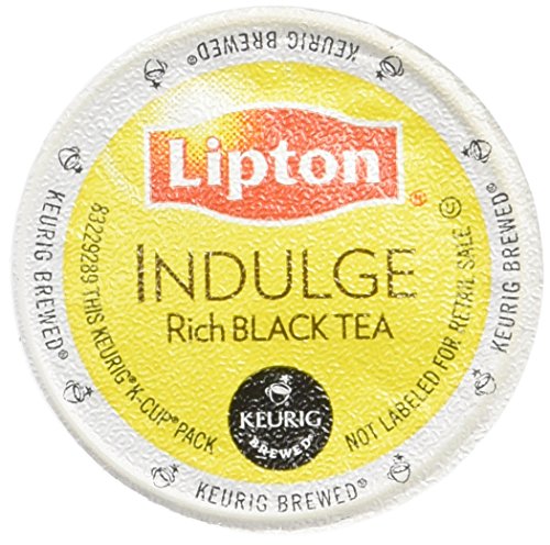 Lipton Indulge Rich Black Tea K-Cup Packs, 0.08 oz, 18 count