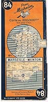 Marseille Toulon Nice : carte routière et touristique n° 84