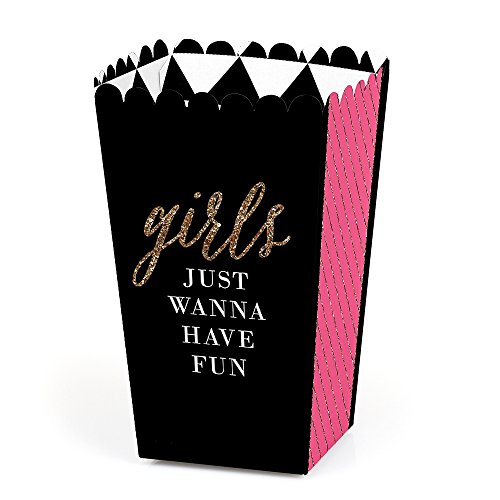Girls Night Out - Bachelorette Party Favor Popcorn Boxes - Set of 12