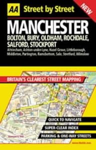 AA Street by Street Manchester Midi (AA Street by Street Atlases)
