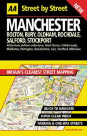 AA Street by Street Manchester Midi (AA Street by Street Atlases) by AA Publishing