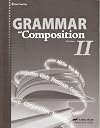 A Beka Book Grammar and Composition II - Quiz/Test Key 5th Edition