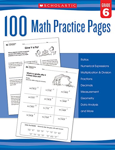 100 Math Practice Pages by Scholastic