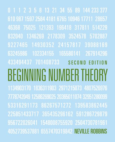 Beginning Number Theory by Neville Robbins