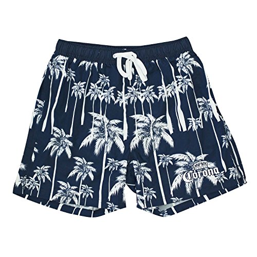 Men's Corona Navy Palms Board Shorts