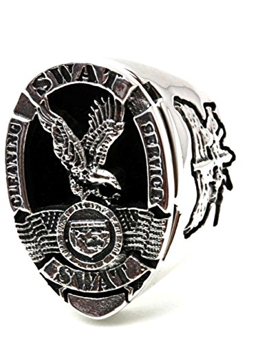 ＵＳ・SWATカレッジリング【15号】ring175（シルバー９２５、指輪）