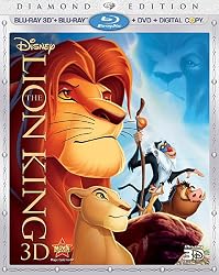 The Lion King (Four-Disc Diamond Edition Blu-ray 3D / Blu-ray / DVD / Digital Copy)