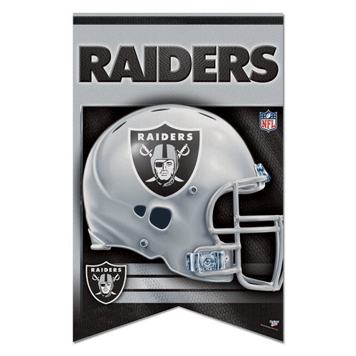 

Oakland Raiders Premium Felt Banner 17x26