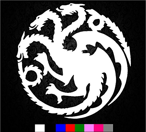 Game of Thrones House Targaryen Sigil Vinyl Sticker Decal HBO Logo Car Truck Mac (5.5