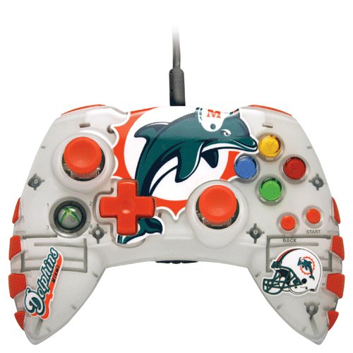 Algopix Similar Product 13 - Xbox 360 NFL Miami Dolphins Controller