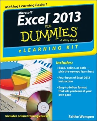Excel 2013 eLearning Kit For Dummies