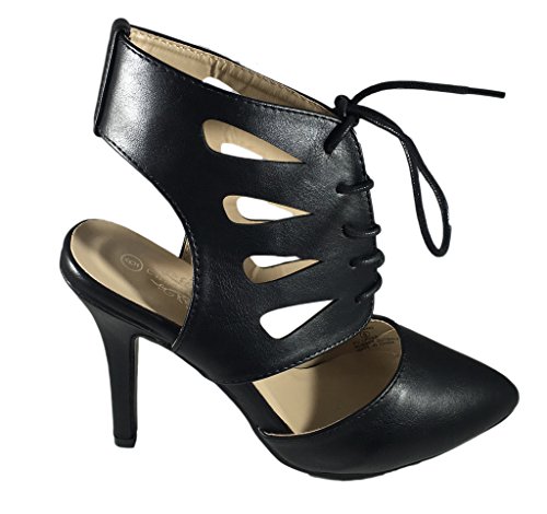 Charles Albert Womans Pointed Toe Ghllie Lace Up Heel