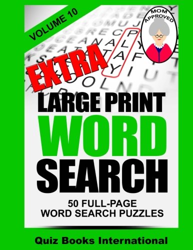 Extra Large Print Word Search Volume 10
