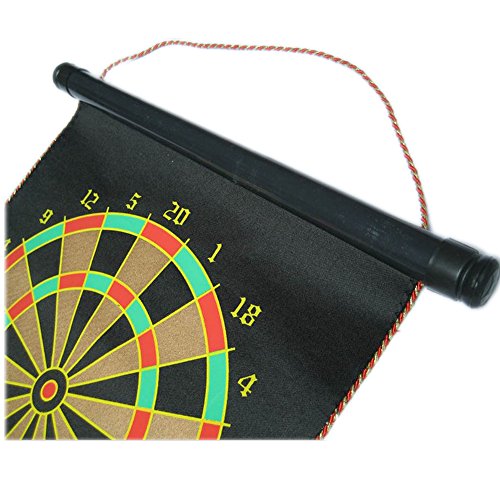 

Magnetism 12" Dart Board Dart Disk Double Side 4 PCS High Magnetism Dart Needle