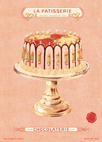 Cavallini & Co. Cake Decorative Decoupage Poster Wrapping Paper Sheet