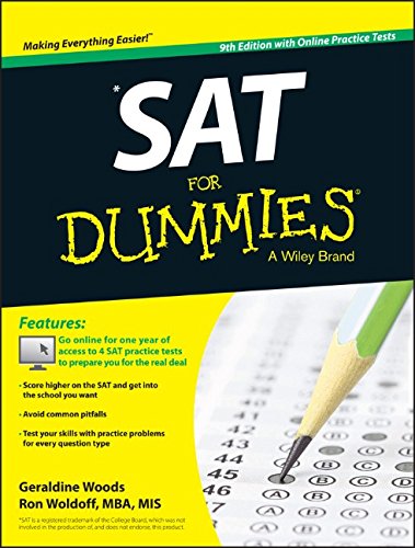 SAT For Dummies, with Online Practice by Geraldine Woods