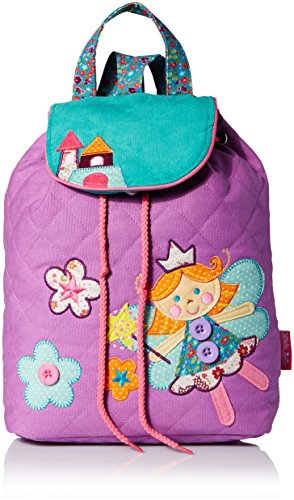 Stephen Joseph Girls' Signature Collection Quilted Backpack, Fairy, 13x 13.5