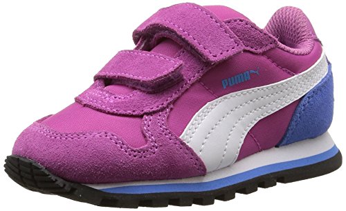 Puma St Runner Nl - Zapatillas para bebés, color rosa (meadow mauve-white-marina blue 07), talla 23