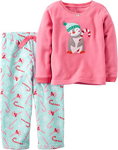 Carter's Baby Girls' 2-Piece Fleece Pajama Set