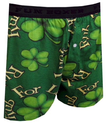 Fun Boxers Rub for Luck Boxer Shorts for Men
