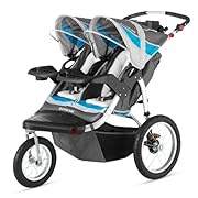 Schwinn Turismo Double Swivel Stroller Grey/Blue
