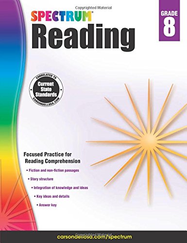Spectrum Reading Workbook, Grade 8 by Spectrum  (Compiler)