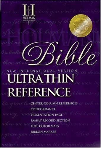 Ultrathin Reference Bible - NIV by None (1989-12-03) by unknown author
