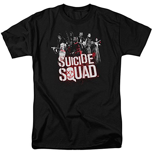 Suicide Squad Adult T Shirt | Squad Splatter