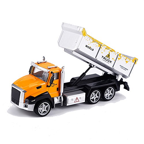 Kidcia Pull Back Cars Collectible Dump Truck Model for Toddlers Diecast Alloy Vehicles Simulation Construction Trucks Toys for Kids