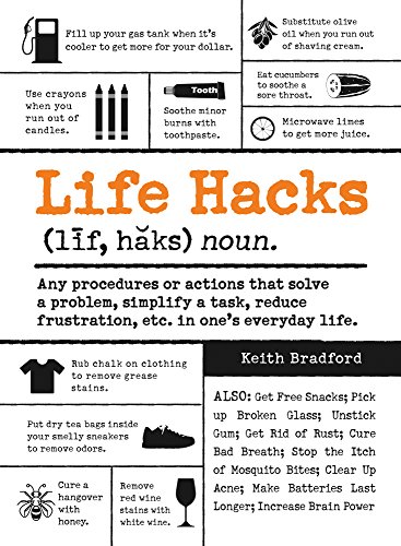 Life Hacks: Any Procedure or Action That Solves a Problem, Simplifies a Task, Reduces Frustration, Etc. in One's Everyday Life by Keith Bradford