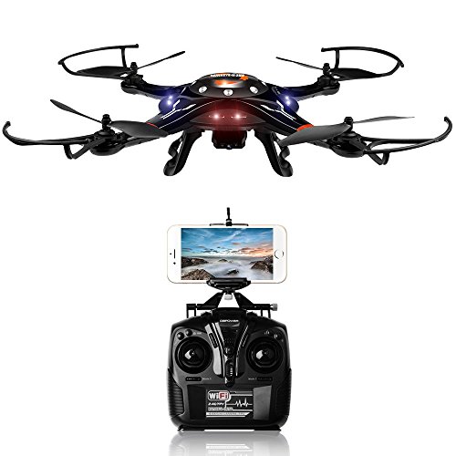 DBPOWER FPV Wi-Fi Motion-Sensing Quadcopter with One Key Taking-off, Landing Function and HD Camera