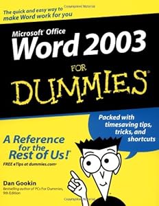Word 2003 For Dummies