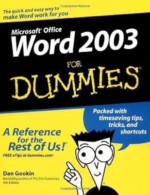 Word 2003 For Dummies