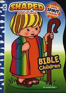 Shaped Sticker Book to Color