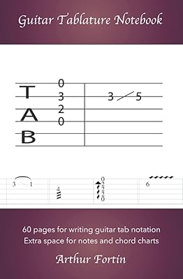 Guitar Tablature Notebook