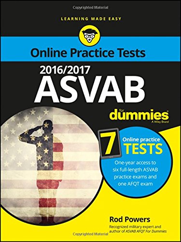 2016 / 2017 ASVAB For Dummies with Online Practice by Rod Powers
