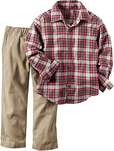 Carters Baby Boys Pull-On Khaki Pants Set