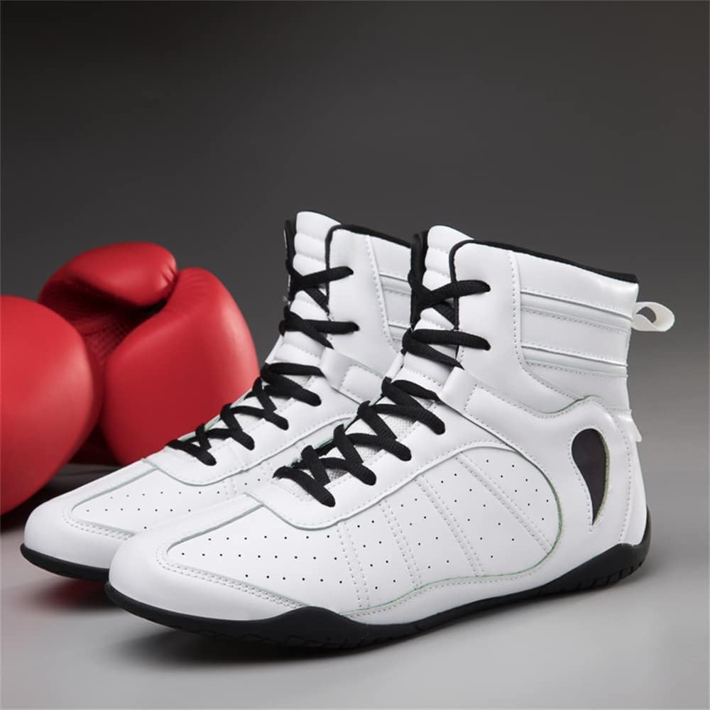 Mens Womens Boxing Boots Fashion Boxers Fitness Sneakers Breathable Sparring Trainers Mesh Wrestling Athletic Shoes_vogvips.com
