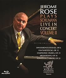 Jerome Rose Plays Schumann Live in Concert II [Blu-ray]