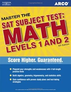 Master SAT II Math 1c and 2c 4th ed (Arco Master the SAT Subject Test: Math Levels 1 & 2)