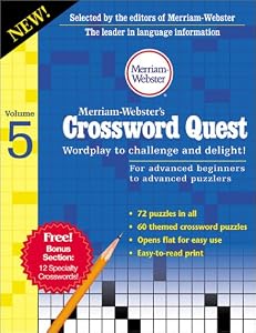 Merriam-Webster's Crossword Quest: Wordplay to Challenge and Delight!: 5 by Merriam-Webster
