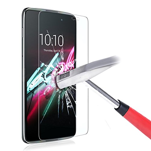 OneTouch IDOL 3 Screen Protector, SPARIN [High Definition] [Easy-Install] [Anti-Bubble] Tempered Glass Screen Protector for Alcatel OneTouch IDOL 3 (5.5 Inch), [Lifetime Warranty]