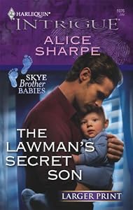 The Lawman's Secret Son (Harlequin Large Print Intrigue)