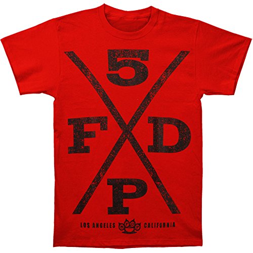 Five Finger Death Punch Men's Hardcore T-shirt Red