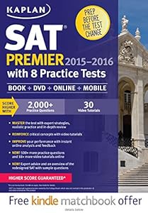 Kaplan SAT Premier 2015-2016 with 5 Practice Tests: Book + Online + DVD + Mobile