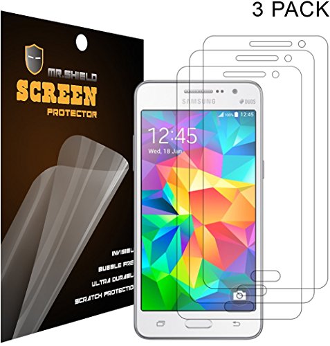 Mr Shield For Samsung Galaxy Grand Prime Premium Clear Screen Protector [3-PACK] with Lifetime Replacement Warranty