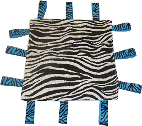 

Jojo's Boutique Black and White Zebra Print Tab Blanket