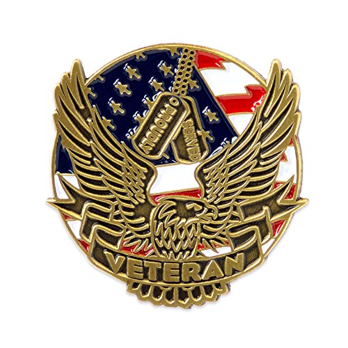 Proudly Served Veteran Lapel Pin